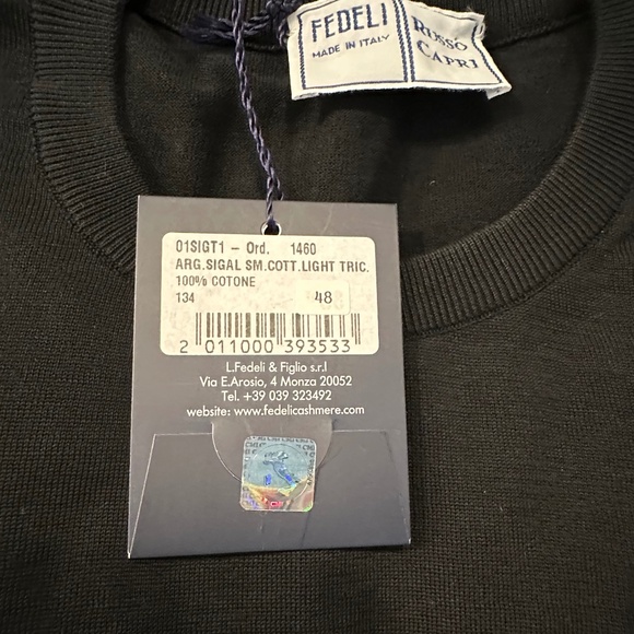 12 LONG SLEEVE COTTON SWEATERS IN MULTIPLE COLORS - Picture 8 of 9